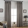 Rideau Rideaux Pour Salon Salle À Manger Chambre Personnalisé Gris Moderne Minimaliste Américain Tissu Blackout Balcon Étage