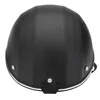 Motorcycle Helmets Bike Half Helmet Face Cycling Casco Protective ABS Leather Baseball Cap