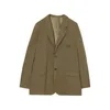 Costumes pour hommes automne Design Blazer hommes coréen ample décontracté rétro couleur unie costume mâle veste mode Streetwear manteau Blazers