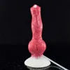 Yetişkin Masaj Büyük Düğüm Ejacültion Dildo ile Sucker Sprey Sıvı Fonksiyonu Kırmızı Silikon Squirting Penis Seks Oyuncakları Kadın Erkekler