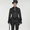 Men's Jackets Tuxedo Coat Male European Court Gothic Evening Dress Lapels Retro Cast Stage Outfit