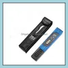 PH -метры TDS METER 09999 PPM Titanium Lesest Big SN Pocket Pen Digital Portable Tester для аквариума Drop Drop School Dhukd