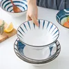 Kommen Japanse stijl keramische ramen bowl tafelwerk huishoudelijke soep kasa instant noodle western