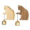 Decoratieve beeldjes houten kittendeur windtje pure koperen deurbel koelkast magneet housewarming cadeau opening herinnering