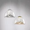 Lustres Nordic Crystal Glass Ball Suspension Lustre Éclairage Cocina Accesorio Lustres Lamparas De Techo Colgante Moderna