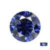 Andere 0,55ct Royal Blue Color VVS1 Ronde gesneden Moissanite losse stenen 8 hartpijl Diamant Test positief voor doe -het -zelf sieraden Making Ather DHSRI