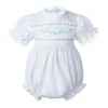 Mädchen Kleider Spanisch Baby Schwester Passende Outfits Mädchen Sommer Geboren Weiß Strampler Kinder Stickerei Kleid Geburtstag Strampler