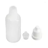 Förvaringsflaskor 100 st tomma plastpressar dropper (15 ml20 ml)