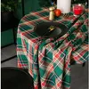 Nappe de table nordique moderne coloré Plaid nappe ronde couvertures de noël décorations cadeaux fête à la maison salle à manger américaine