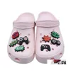 Schoenonderdelen accessoires videogame croc charm charmeren charme decoratie buckle clog pins drop levering schoenen dhamy