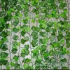 Decorative Flowers 2.5m/98in Artifical Decoration Vine Delicate Artificial Ivy Leaf Garland Plant Fake Foliage Wedding Parties Decor