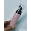 Bottiglie di stoccaggio Barattoli 12 X 60 ml Mini pompa di schiuma di plastica rosa Bottiglia cosmetica vuota ricaricabile Detergente per ciglia Shampoo per l'estensione delle ciglia Dhgyl