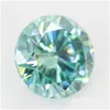Other 0.312 Carat Light Green Color Vvs1 Round Moissanite Loose Stone Pass Diamond With Gra Gemstone Diy Jewelryother Otherother Dro Dhrcp