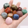 Stone Polished Loose Chakra Natural Bead Palm Reiki Healing Quartz Mineral Crystals Tumbled Gemstones Hand Piece Home Decoration Acc Dhnm4