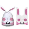 Rabbit Ear Bags Cookies Candy Gift Plastic Bags Happy Easter Baking Packaging for Biscuits Snack Party Supplies FY2911 tt0119