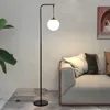 Lampy podłogowe Nowoczesne minimalistyczne szklane szklane lampa LED sypialnia sypialnia nocna salon wystrój domu