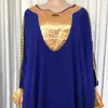 Etniska kläder Afrikanska klänningar för kvinnor Dashiki Long Maxi Dress paljetter Plus Size Abaya Ladies Traditionell Fairy Dreess