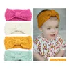 Headbands Candy Color Designer Baby Solid Kids Boy Girl Hair Bows Bohemia Ear Care Clip Head Bands Accessories For Child Drop Delive Ot8Wt