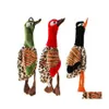 Dog Toys Chews 30X9Cm Lovely Squeak Plush Pet Toy Duck Bird Stuffing Puppy Interactive Play Empty Sound Drop Delivery Home Garden S Dhbts