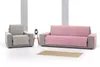 Sandalye kapakları pratik sakin kanepe kapak | Renk-pembe kareler-3 kareler