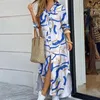 Casual Dresses Long Dress Shirt Women Maxi Single Party Loose Breasted Sundress Button Summer Casual