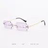 Sunglasses 2023 Fashion Vintage Rimless Blade Women Men Design Unique Hollow Steampunk Metal Sun Glasses UV400