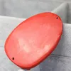 Naszyjniki wiszące najwyższej jakości tajwan syntetyczny czerwony cynobarowy rzeźb smok smok DIY Długie łańcuch biżuteria 41 58 mm B1545