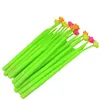 12pcs pianta fiore penna gel carino morbido narciso erba inchiostro studente cancelleria premio forniture per ufficio