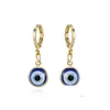 Dangle Chandelier Fashion Jewelry Vintage Evil Eyes Earrings Resin Beads Blue Eye Earring Drop Delivery Dhfim