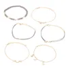 Bangle A Jewelry Accessories For Women 6PCS Boho Beach Bracelet Wood Heart Earrings Plastic Hoop Sensitive Ears