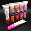 Lip Gloss 6 kleuren Scheerbare slang glazuur hydraterende langdurige sexy rode lippenstiftvrouw traan make -up cosmetica