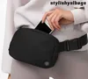 Pacochas de cintura em todos os lugares Saco de cinto de ioga feminino Lulu Boleteira Teddy Nylon Cintura da cintura Esporte ao ar livre Designer de luxo Handbag Fanny Pack 011723h