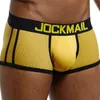 Mutande Intimo da uomo Boxer Boxer in rete traspirante Maschile sexy Gay Custodia per pene Mutandine Pantaloncini da uomo