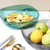 Plates 1Pcs Fruit Tray Multipurpose Large Capacity Container Snack Receptacle Salad Bowl Japanese Style For Household