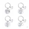 Belangrijkste ringen 2021 Graduate Keychain Roestvrij staal Klasse van School University Chain Student Postgraduate Mini Love Gift Drop Delivery J OT28C