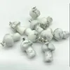 Pendant Necklaces 10 PCS Natural Crystal Stone Pendants Mushroom Shape Charms Birthday Necklace Earring Gift DIY Women Jewelry Making