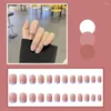 False Nails Press On Artificial Manicure Tool Detachable Nail Tips Wearable Square Head French Fake