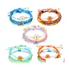 Bedelarmbanden zonnebloem touw handgemaakte gevlochten touw kralen armband charmes boho daisy armband voor tienermeisjes vrouwen q565fz drop deliv dhix2