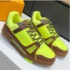 2023 Mens Casual Flat Trainer Sneaker Luxury Designer Breathable White Tennis Sport Shoe Lace Up Multi Colored For Autumn Winter KIIIJI00548