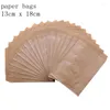 Gift Wrap 18 13cm Candies Package Bag Kraft Paper Bags Sachets For Wedding Birthday Biscuit Food Wrapping Supplies