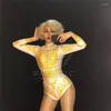Стадия носить сексуальную моду Beyonce Diamonds Sparkling Crystalls Bodysuit праздновать ночной клуб Singer Performance Costume2519