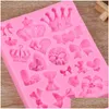 Bakvormen cartoon kroon strik stropdas sile fondant cake mold cupcake jelly candy chocoladedecoratie gereedschap mods drop levering home gar dhwyv