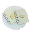 Anteckningar A7 Mini Cartoon Notebook Able Portable Coil AVOCADO LOOSELEAF NOTEPAD DIABY SCHOOL Supplies Stationery Journal Drop Deliver Dh4DV