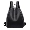 School Bags 2023 Vintage Women Backpack PU Leather Backpacks For Teenage Girls Female Shoulder Bag Travel Small Rucksack Mochila