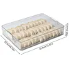 Storage Bottles Fridge Container Stackable Pantry Organizer Boxes With Lids Transparent Food Refrigerator Bin Accessories