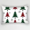 Pillow Christmas Santa Claus Cartoon Holiday Rectangle Lumbar Car Seat Sleeping Waist Support Sofa Room Decoration