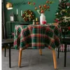 Nappe de table nordique moderne coloré Plaid nappe ronde couvertures de noël décorations cadeaux fête à la maison salle à manger américaine