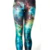 Leggings pour femmes été et automne Leggins minces femmes Sexy Polyester Spandex Fitness pantalons d'entraînement impression 3D Galaxy pantalons femmes