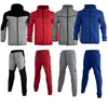 Gymkläder 2023 Cotton Tech Fleece Man Tracksuit Custom Logo 2 PCS Men Jacket och Pant Suit Training Sportswer