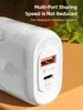 EU/US Plug PD 20W Quick Charger USB C Fast Charger Power Bank Adapter For IPhone Samsung Xiaomi Huawei Mobile Phone